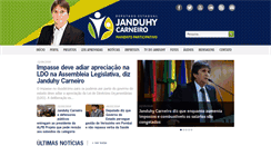 Desktop Screenshot of janduhycarneiro.com.br