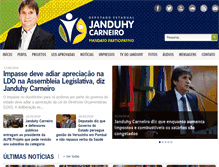 Tablet Screenshot of janduhycarneiro.com.br
